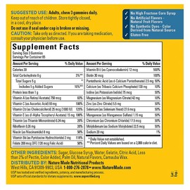 Nature Made Multi for HIM 300 CT Tablets Bonus 2 Sugar-Free White Peach Hydration Sticks