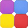 4 Pcs Rubber Jar Gripper Pads, 4 Colors Bottle Lid