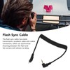 Flexible Flash Sync Cable 2.5mm Male to Male Coiled Cord