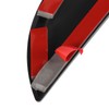 2pcs Rear Window Side Spoiler Canard Wing Glossy Black Replacement