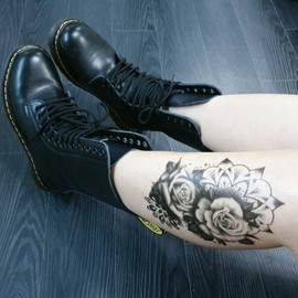 Large tattoo sticker Hannah Halloween party event fashion tattoo 5ea