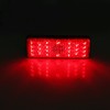 Eacam Motorcycle Rectangle Reflector Tail Brake Light, Universal LED Stop