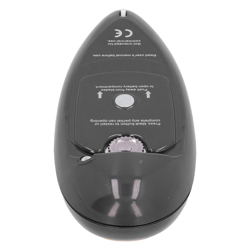 Black Automatic Can Opener OneTouch Electric Tin Bottle Opening Tool