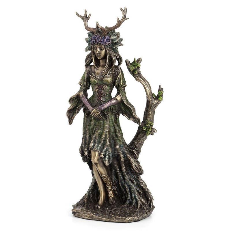 Veronese Design Guardian Goddess of The Trees Bronze Finished Statue
