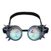 OMGREAT Kaleidoscope Glasses for Raves Steampunk Goggles with Rainbow Prism