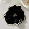 [VIISEN] Hair Rubber Scrunchy Pearl Hair Elastic Adult Stylish Set