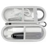 deleyCON Travel Case for Toothbrushes etc., silver, Toiletry bag