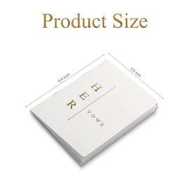 GroomBrideGifts Wedding Vow Book for His and Hers, Soft Touch, Perfectly Sized Bride and Groom Vow Books, Wedding Essentials, Wedding Registry Ideas, His and Hers Gifts