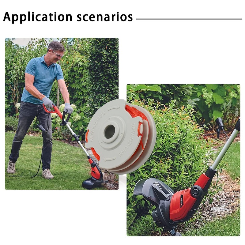 Abnaok Strimmer Spool Line for Flymo FLY021, 4PCS String Trimmer