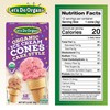 Lets Do Organic Ice Cream Cones - Sugar Cones for