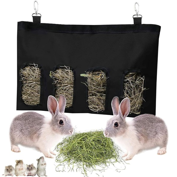 Rabbit Feeder Fabric Bag, Guinea Pig Hay Feeder, Rabbit Feeder