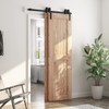 SMARTSTANDARD 4 Feet Bypass Sliding Barn Door Hardware Kit -