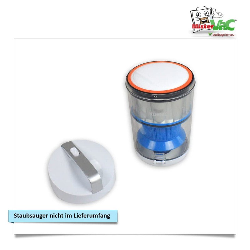 mistervac Motor Protection Filter Compatible with Koenic KVC 3121A,KVC3121A