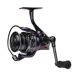 Abu Garcia Spike Spinning Reel, Fishing Reel, Lightweight and Strong Spinning Reels, Predator Fishing, Perch, Zander, Unisex, Green/Purple/Black, 2000S
