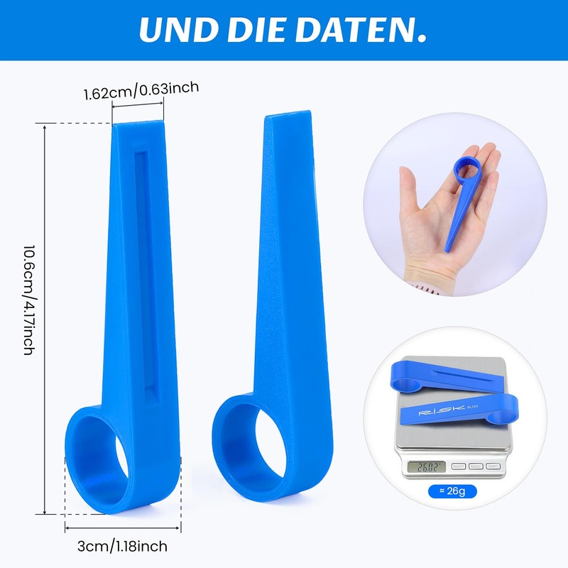 Hydraulic Disc Brake Piston Press Tool Set, 2 Pieces, Bicycle