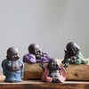 Small Sweet Buddha Statue, Monk Figurine, Creative Baby, Handcrafted, Dolls,