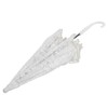 Lace Wedding Umbrella Romantic Embroidery Flower Bridal Umbrella Ergonomic Handle