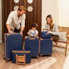 Cobens Luggage Sets 5 Piece Suitcase with Wheels，ABS Hard Case