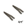 MroMax Folding Support Hinge, 97mm/3.82" Rotatable Folding Lid Support Stay