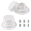 Janhemei RV Plumbing Vent Covers for Roof, 2 Pack White