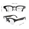 LONDON MOLE® Courier Fashion Glasses | Zero's with Clear Lenses