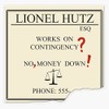 Lionel Hutz - No, money down! Bumper Sticker Vinyl Decal
