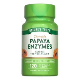 Nature's Truth Enzimas De Papaya 120 Tabletas