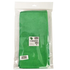 S&S-Shop 10 Microfibre Cloths | 30 x 30 cm | Green | Washable - Soft | Microfibre Cloths Microfibre Cloth Cleaning Cloths Car Polishing Cleaning Cloths | Household Towels