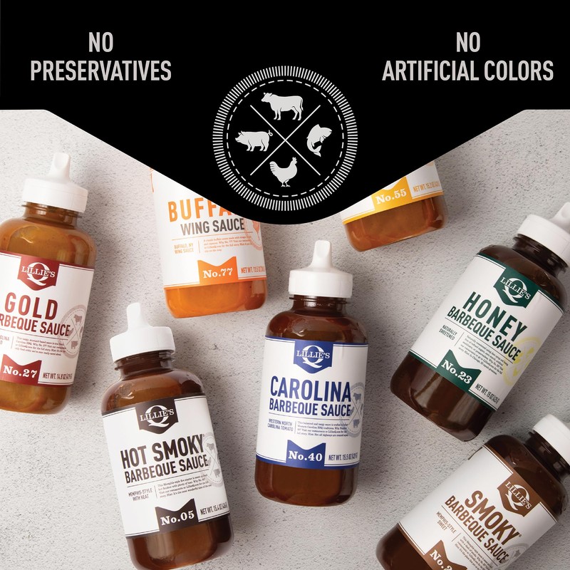 LILLIES Q Carolina BBQ Sauce, 15.5 OZ