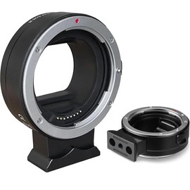 EF-EOS R Lens Mount Adapter for Canon EF/EF-S Lens to EOS R, RF RP R3 R5 R6 R7 R8 R10 R50 Cameras, Auto-Focus Lens Converter Control Ring EF to EOS R RF Mount Adapter with 1/4" Install Mount