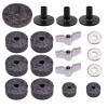 Unbranded 18pcs/Set Drum Accessories Felt Pad/Wing Nut/Cymbal Sleeve Base for
