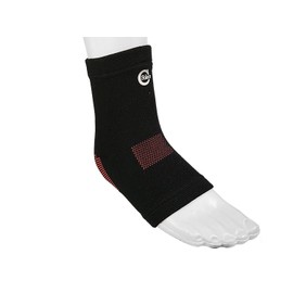 SOLACE CARE Ankle Support | Sprained Compression Support Sleeve for Men & Wowen | Ankle Brace Lightweight Breathable | Relieves Strains Sprains | Instability Weak & Arthritic Ankles (Black)