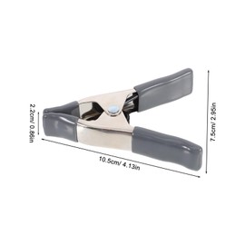 COHEALI 3pcs Heavy Duty Metal Spring Clips for Photography Backdrops Durable Clamps with Wear Resistant Coating for Woodworking Camping and Home Improvement Projects