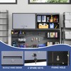Anxxsu Metal Wall Cabinet with Locking Door and Shelf, Hanging