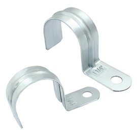 Biaungdo 30 Pcs M40 Rigid Pipe Strap - 1-1/2 Inch Zinc Plated Steel One Hole Strap Bracket Heavy Duty Conduit Clamps Tension Tube Clip Cable Clamp Hanger for Conduit, Pipe Fixing