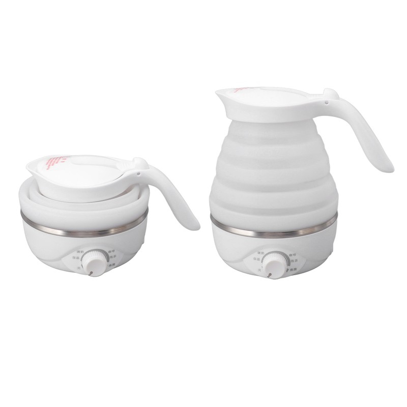 Travel Folding Electric Kettle Portable Silicone Foldable Collapsible Mini Household