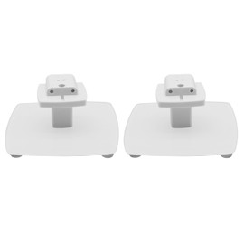 2pcs White Speakers Table Stand Compatible with Bose OmniJewel Lifestyle 650/850 Home Entertainment System