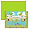 UFF Singles Sky Celebration Card (1 Folded Note Card + 1 Envelope + 1 Sticker)