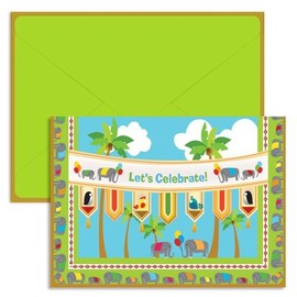 UFF Singles Sky Celebration Card (1 Folded Note Card + 1 Envelope + 1 Sticker)