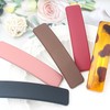 Nakanoya AMBT50 Barrette, 2.4 inches (60 mm), Plastic, Resin, Hair
