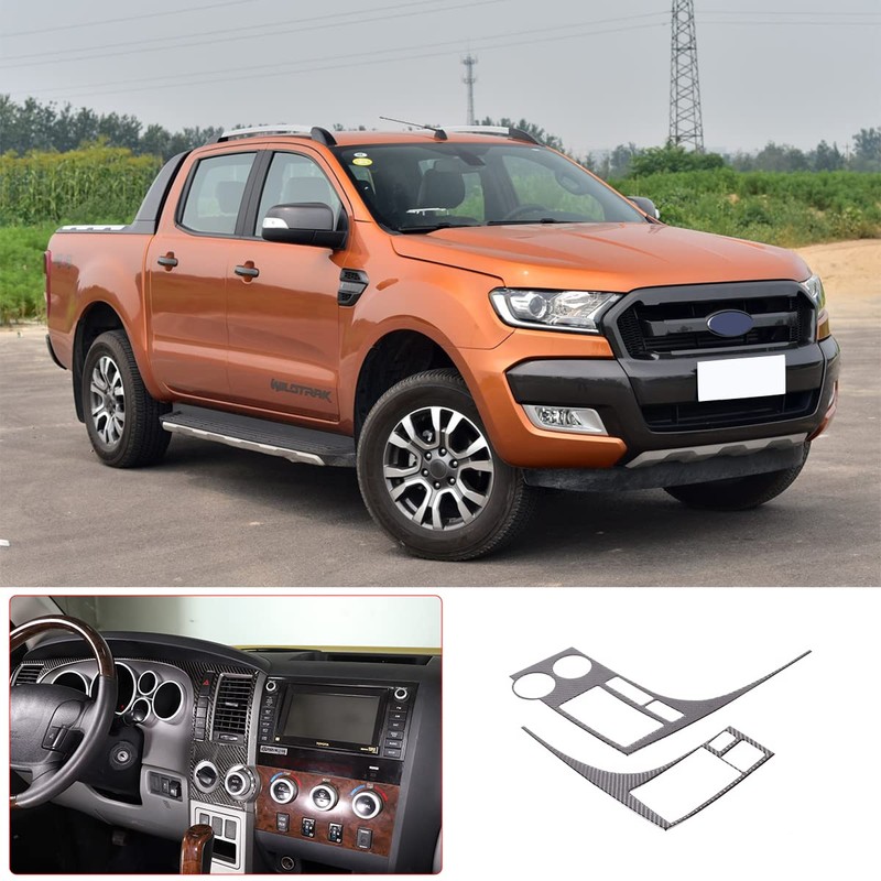 HIRUFAIT Dashboard Panel Sticker Trim for Toyota Tundra 2007-2013 Center