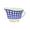Lomonosov Porcelain Cobalt Cell Large Gravy Boat 6.76 fl.oz/200 ml