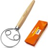 ALLTOP Danish Dough Whisk - Ultimate Dutch Mixer Hand Utensil