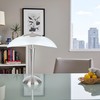 Aspen Creative, Satin Nickel 40108-8, 17 3/4" High Modern Metal