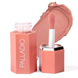 Palladio Rubor Líquido para Mejillas y Labios 2 en 1 Maquillaje, Rubor Facial, Fórmula Liviana en Crema, Resistente a Manchas, Rubor Pigmentado de Larga Duración, Acabado Radiante, Rose Cloud