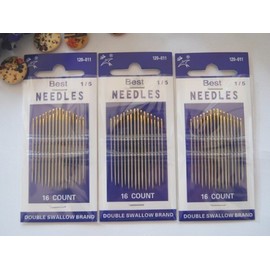 2 Packs of Hand Sewing Needles – Pack of 16