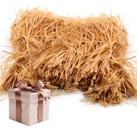 200 Grams Shredded Tissue Paper, Raffia Gift Basket Filler Paper Hamper Shredded Packaging Kraft Paper for Gift Box Party Supplies Decoration