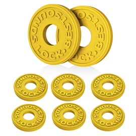 Guitar Strap Blocks, 6PCS Premium Silicone Safety Locks (Olive)