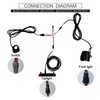 Electric Bike Headlight Tail Light Sets Double Switch ABS 4