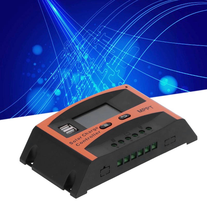 Solar Charge Controller Panel Battery Photovoltaic MPPT Regulator with Dual